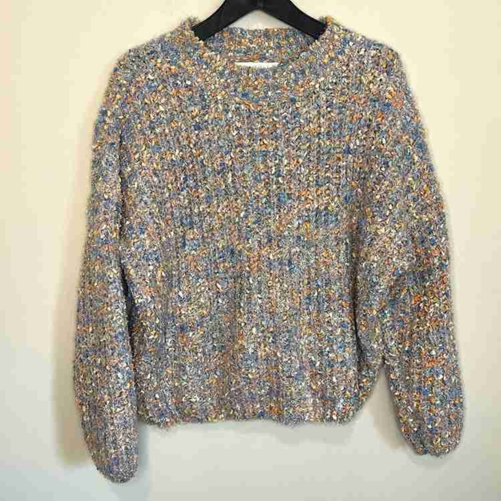 Multicolor Crew Neck Sweater